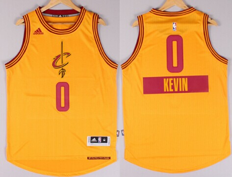 Cleveland Cavaliers #0 Kevin Love Revolution 30 Swingman 2014 Christmas Day Yellow Jersey