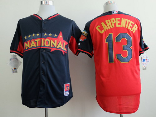 St. Louis Cardinals #13 Matt Carpenter 2014 All-Star Navy Blue Jersey