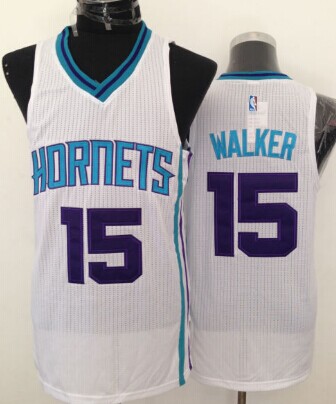 Charlotte Hornets #15 Kemba Walker White Swingman Jersey