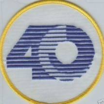 St. Louis Rams 40th Anniversary Patch