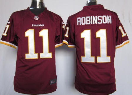 Nike Washington Redskins #11 Aldrick Robinson Red Game Jersey