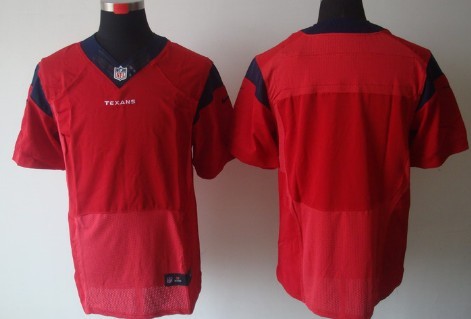Nike Houston Texans Blank Red Elite Jersey