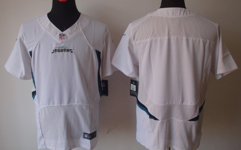 Nike Jacksonville Jaguars Blank White Elite Jersey