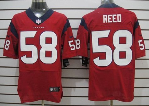 Nike Houston Texans #58 Brooks Reed Red Elite Jersey