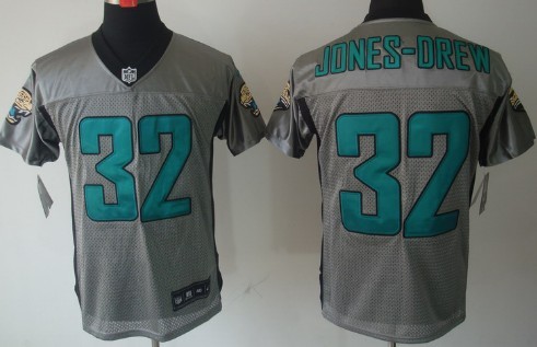 Nike Jacksonville Jaguars #32 Maurice Jones-Drew Gray Shadow Elite Jersey