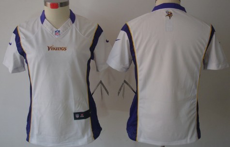 Nike Minnesota Vikings Blank White Limited Womens Jersey