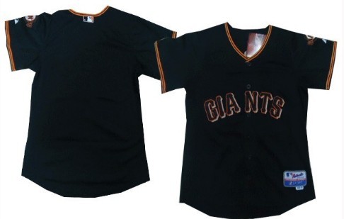 San Francisco Giants Blank Black Kids Jersey