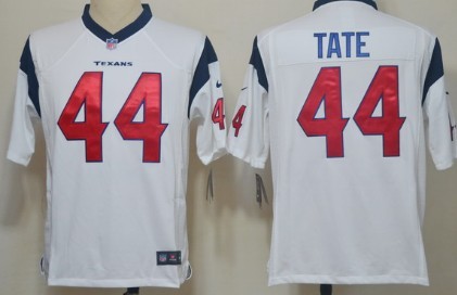 Nike Houston Texans #44 Ben Tate White Game Jersey