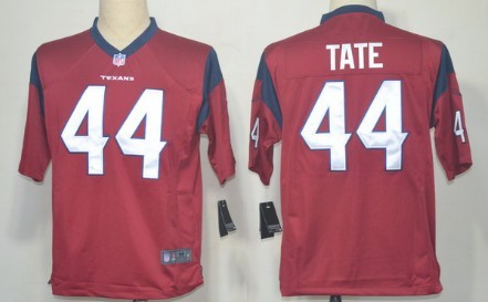 Nike Houston Texans #44 Ben Tate Red Game Jersey
