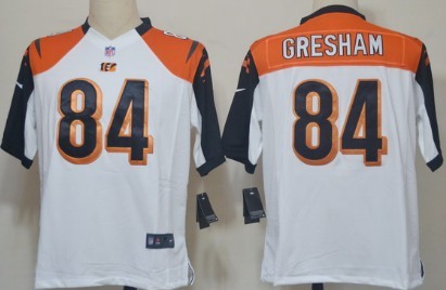 Nike Cincinnati Bengals #84 Jermaine Gresham White Game Jersey