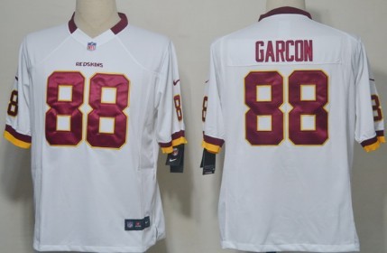 Nike Washington Redskins #88 Pierre Garcon White Game Jersey