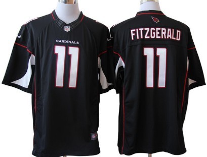 Nike Arizona Cardinals #11 Larry Fitzgerald Black Limited Jersey
