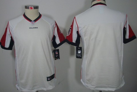 Nike Atlanta Falcons Blank White Limited Kids Jersey