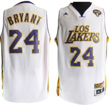 Los Angeles Lakers #24 Kobe Bryant Latin Nights Revolution 30 Swingman White Jersey