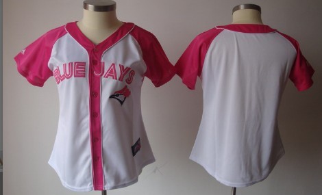 Toronto Blue Jays Blank 2012 Fashion Womens by Majestic Athletic Jersey