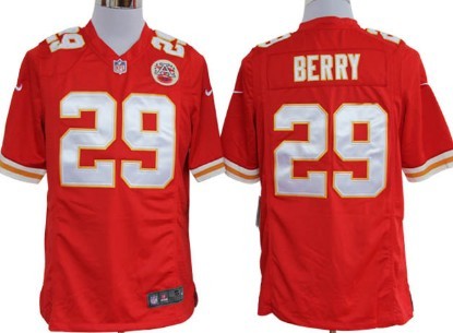 Nike Kansas City Chiefs #29 Eric Berry Red Game Jersey