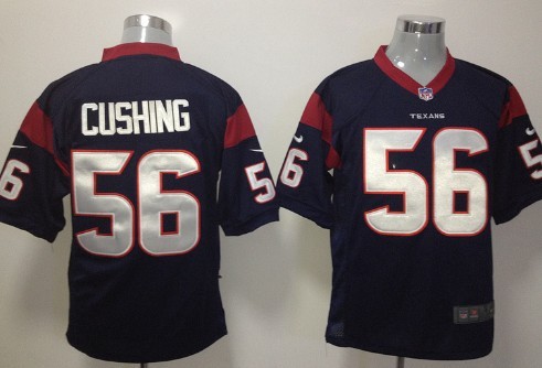 Nike Houston Texans #56 Brian Cushing Blue Game Jersey