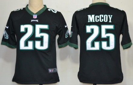 Nike Philadelphia Eagles #25 LeSean McCoy Black Game Jersey