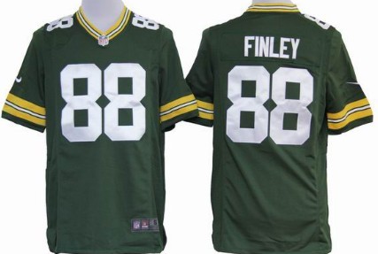 Nike Green Bay Packers #88 Jermichael Finley Green Game Jersey