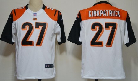 Nike Cincinnati Bengals #27 Dre Kirkpatrick White Game Jersey