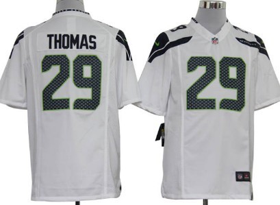 Nike Seattle Seahawks #29 Earl Thomas White Game Jersey