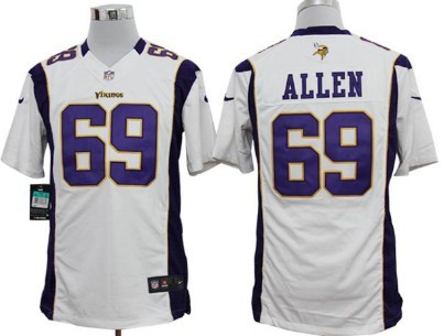Nike Minnesota Vikings #69 Jared Allen White Limited Jersey 