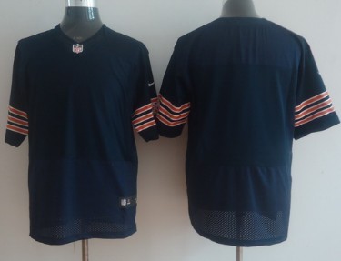 Nike Chicago Bears Blank Blue Elite Jersey