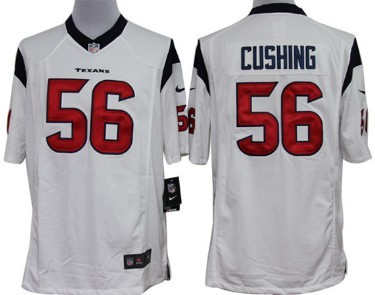 Nike Houston Texans #56 Brian Cushing White Limited Jersey 