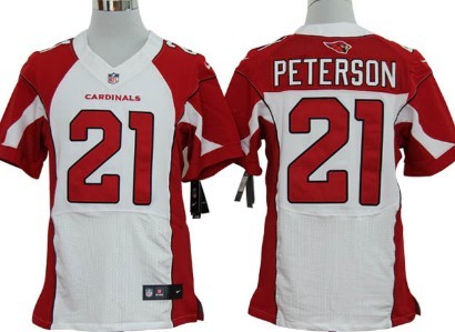 Nike Arizona Cardinals #21 Patrick Peterson White Elite Jersey