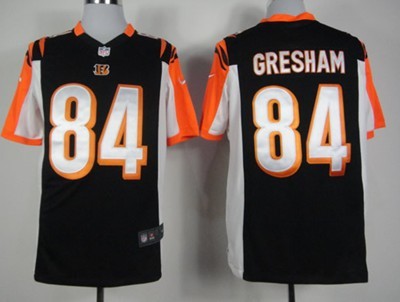 Nike Cincinnati Bengals #84 Jermaine Gresham Black Game Jersey