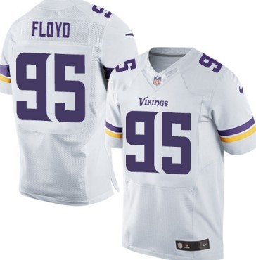 Nike Minnesota Vikings #95 Sharrif Floyd 2013 White Elite Jersey