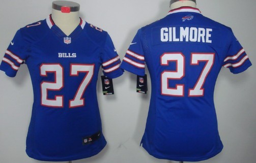Nike Buffalo Bills #27 Stephon Gilmore Light Blue Limited Womens Jersey