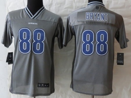 Nike Dallas Cowboys #88 Dez Bryant 2013 Gray Vapor Kids Jersey