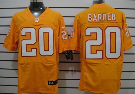 Nike Tampa Bay Buccaneers #20 Ronde Barber Orange Elite Jersey