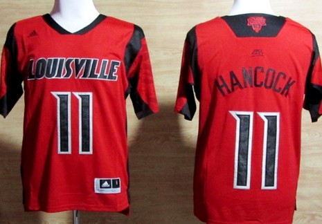 Louisville Cardinals #11 Luke Hancock 2013 March Madness Red Jersey