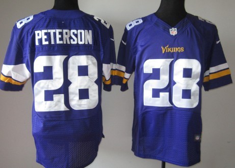 Nike Minnesota Vikings #28 Adrian Peterson 2013 Purple Elite Jersey