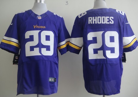 Nike Minnesota Vikings #29 Xavier Rhodes 2013 Purple Elite Jersey
