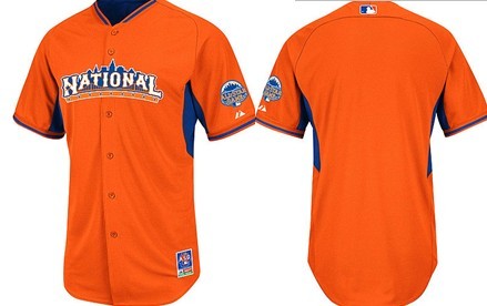 National League Blank 2013 All-Star Orange Jersey