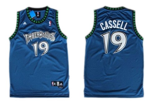 Minnesota Timberwolves #19 Sam Cassell Blue Swingman Jersey