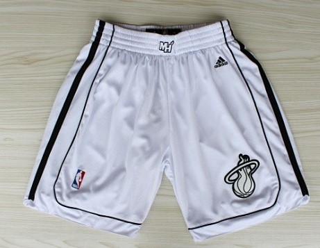 Miami Heat All White Short