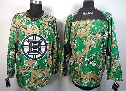 Boston Bruins Blank 2014 Camo Jersey 