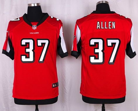 Men's Atlanta Falcons #37 Ricardo Allen Red Team Color NFL Nike Elite Jersey