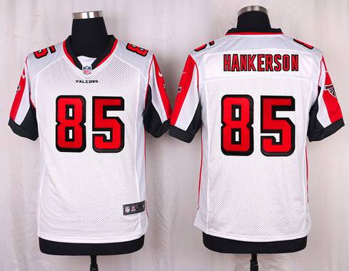 Men's Atlanta Falcons #85 Leonard Hankerson White Road NFL Nike Elite Jersey