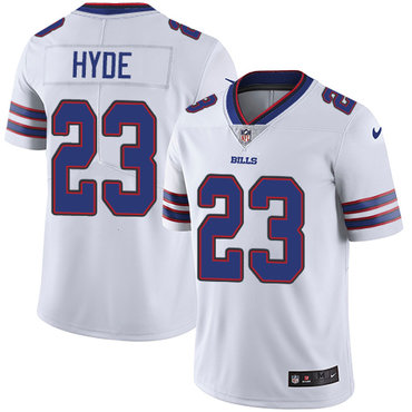 Nike NFL Buffalo Bills #23 Micah Hyde Vapor Untouchable Limited White Road Men's Jersey