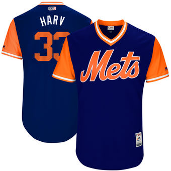 Men's New York Mets Matt Harvey Harv Majestic Royal 2017 Players Weekend Authentic Jersey