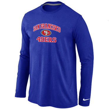 Nike San Francisco 49ers Heart&Soul Long Sleeve T-Shirt Blue