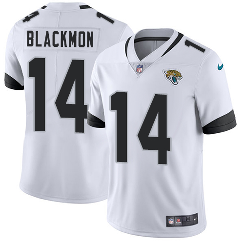 Nike Jaguars #14 Justin Blackmon White Youth Stitched NFL Vapor Untouchable Limited Jersey