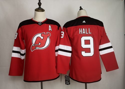 Men's New Jersey Devils 9 Taylor Hall Red Women Adidas Jersey