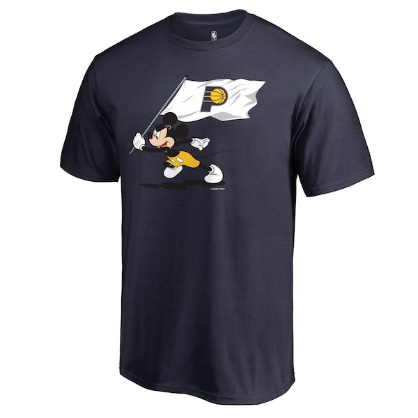 Men's Indiana Pacers Fanatics Branded Navy Disney Fly Your Flag T-Shirt
