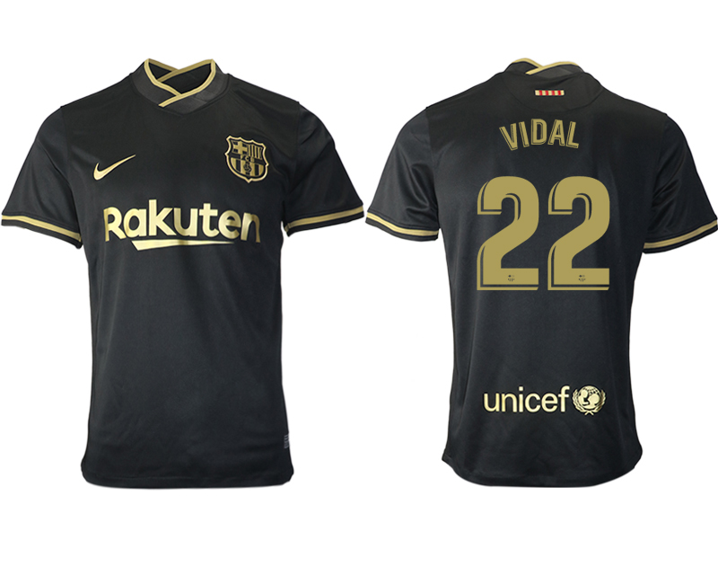 2020-21 Barcelona away aaa version 22# VIDAL soccer jerseys
